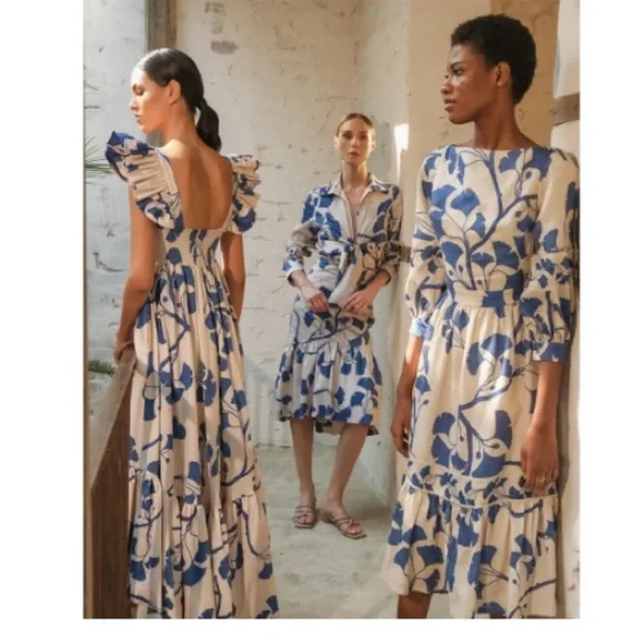 Andres Otalora Samaria Midi Dress - Picture 2 of 6